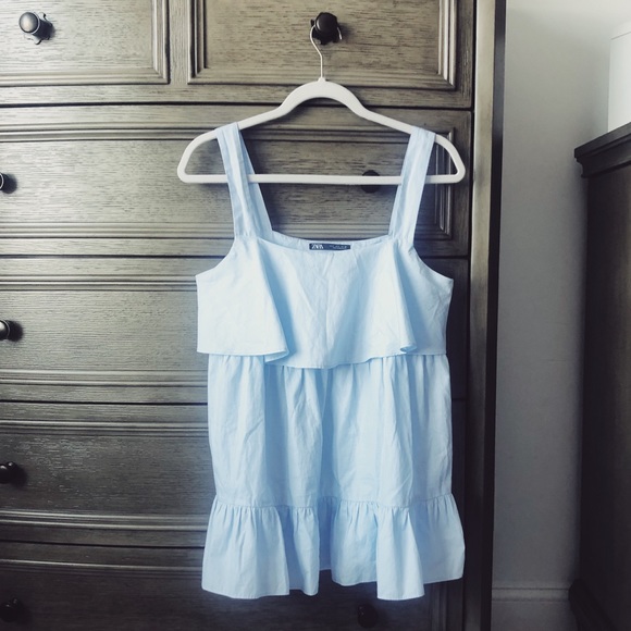 Zara Tops - Zara Ruffle Tank Top
